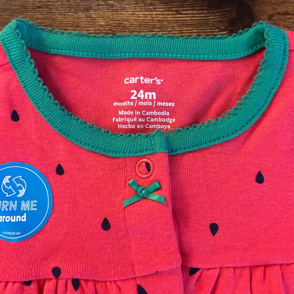 Toddler Strawberry Onesie - 24 Months